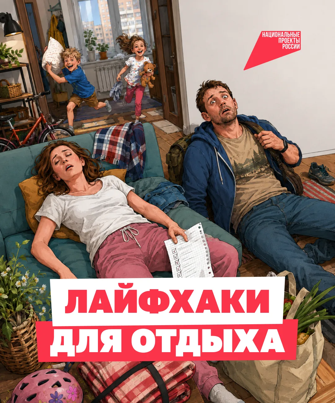Отдыхать по расписанию — не скучно 😊