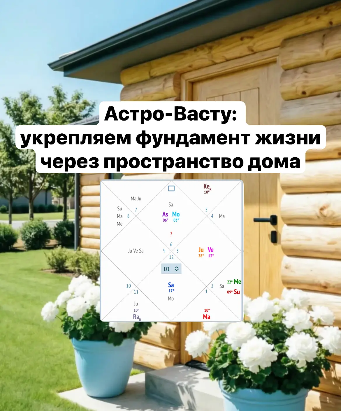 🪐 Астро-Васту: укрепляем фундамент жизни через пространство дома 🏡