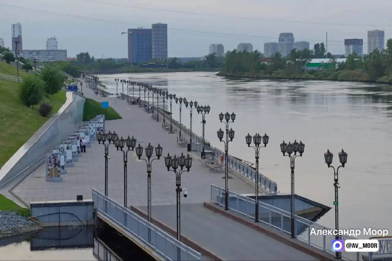 Уровень воды в Туре опустился ниже опасной отметки в Тюмени