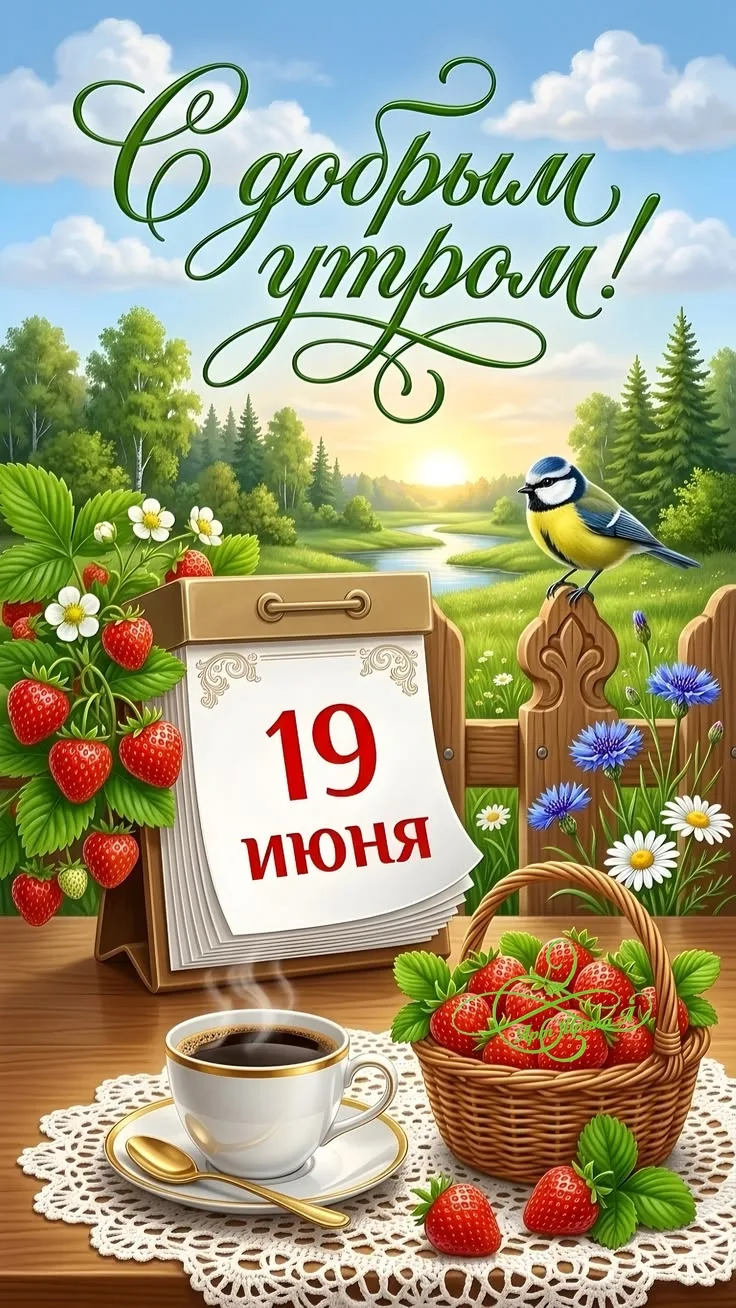 🌞🎉 Чудесного утра! Везения и хорошего настроения!