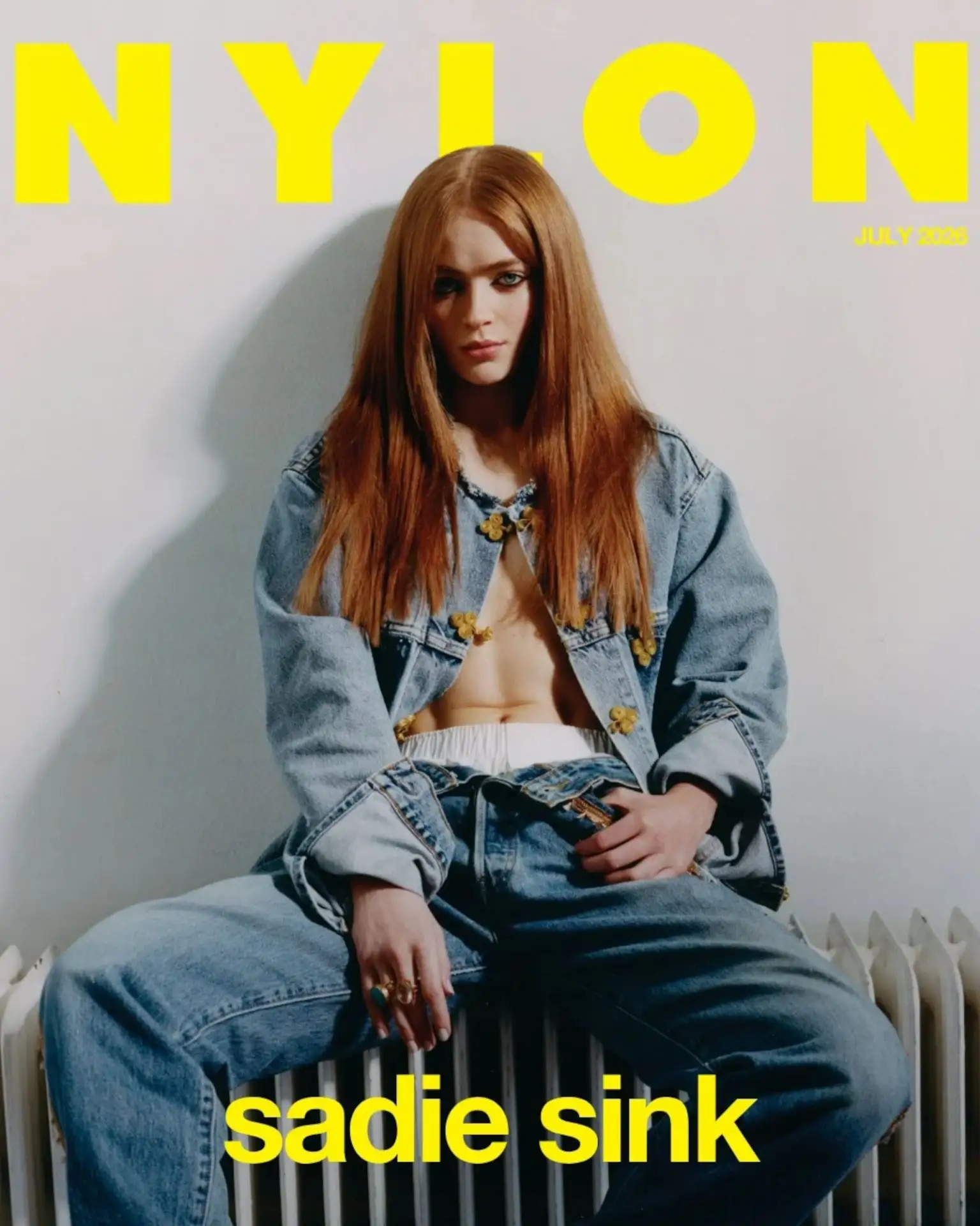 Сэди Синк на обложке журнала NYLON. Июль, 2026 год.