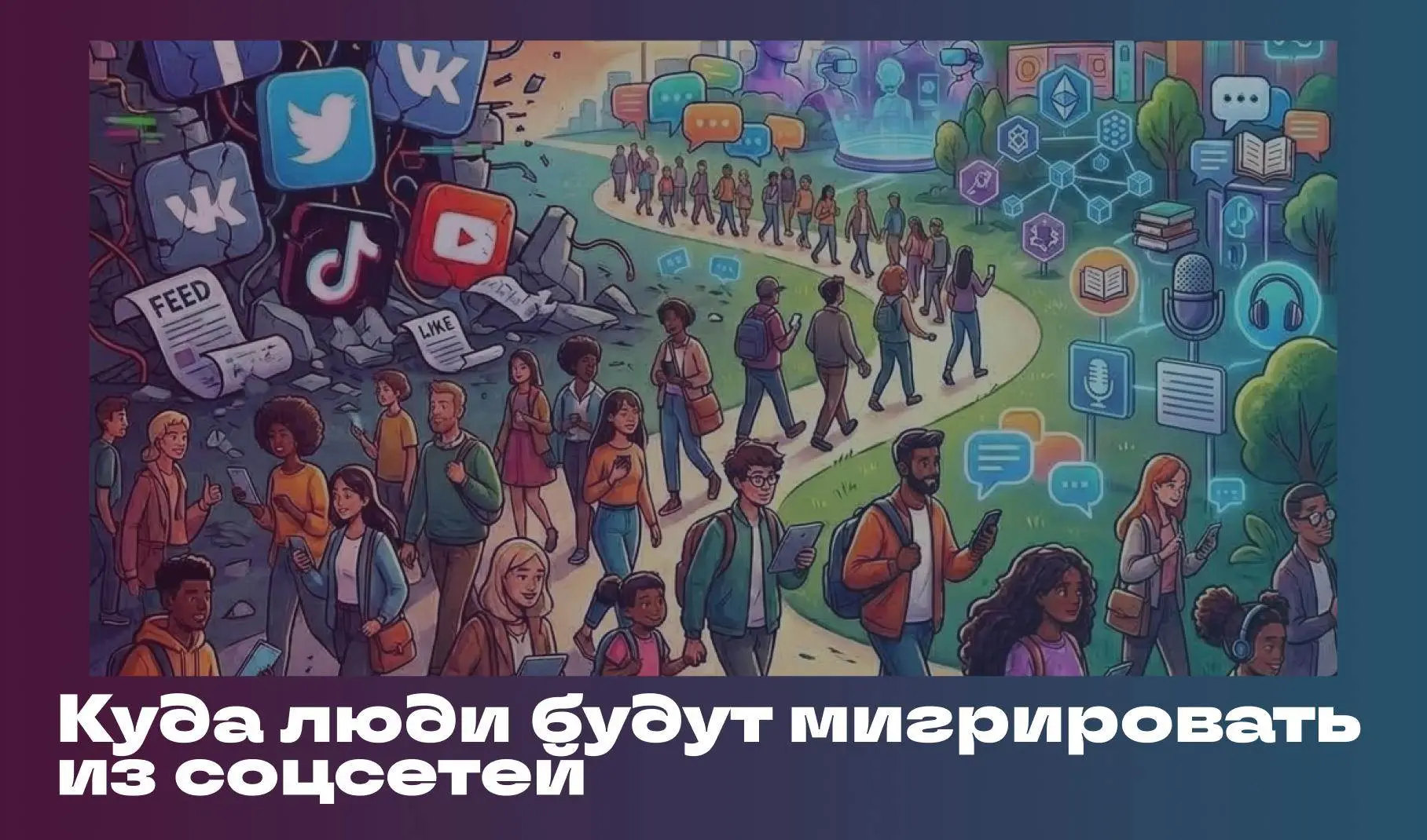 🌐  Соцсети не исчезнут — изменится то, как мы ими пользуемся