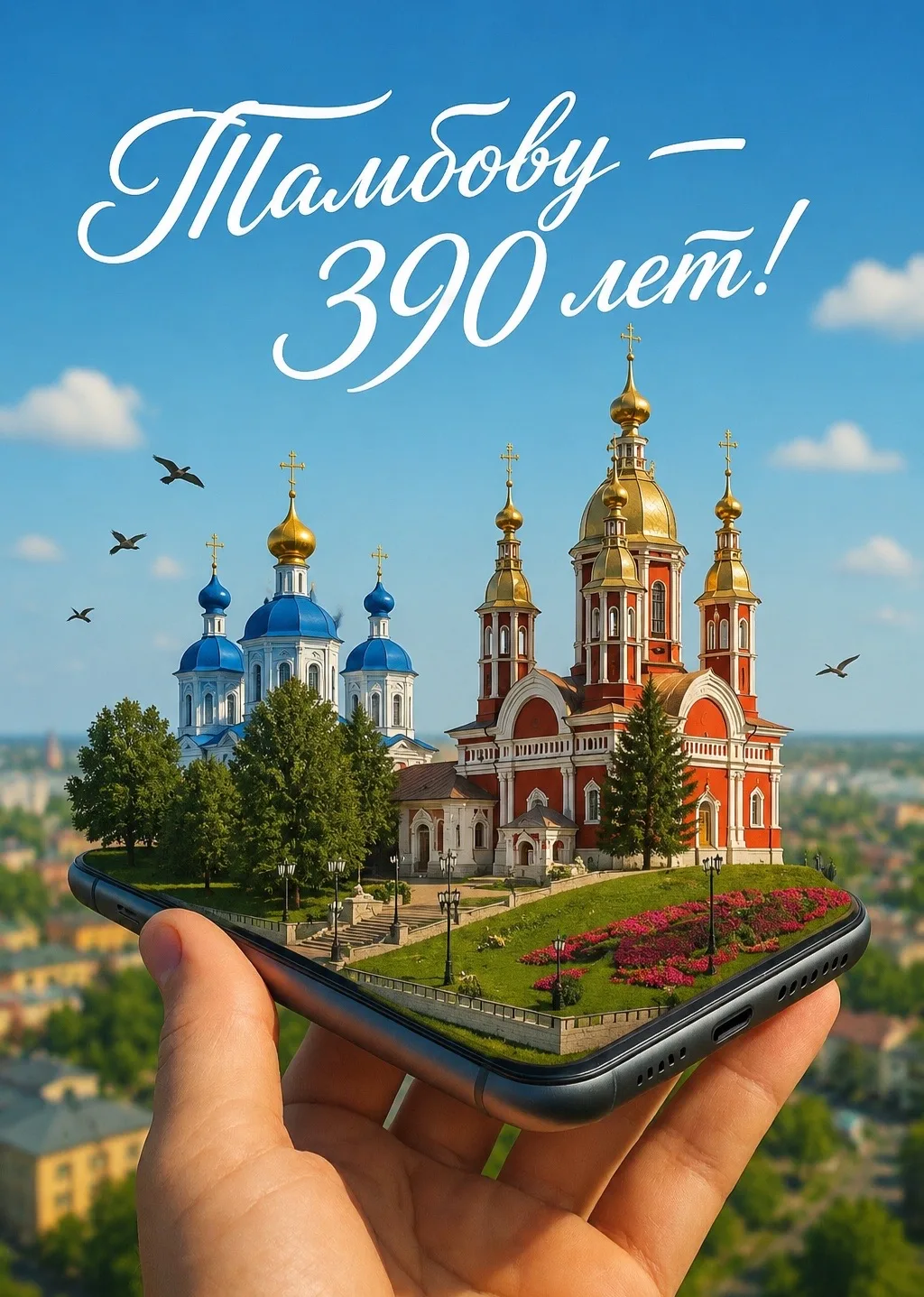 С праздником, любимый город! Тамбову — 390 лет ❤️

Поздравляем всех тамбовчан!
С Днём города!