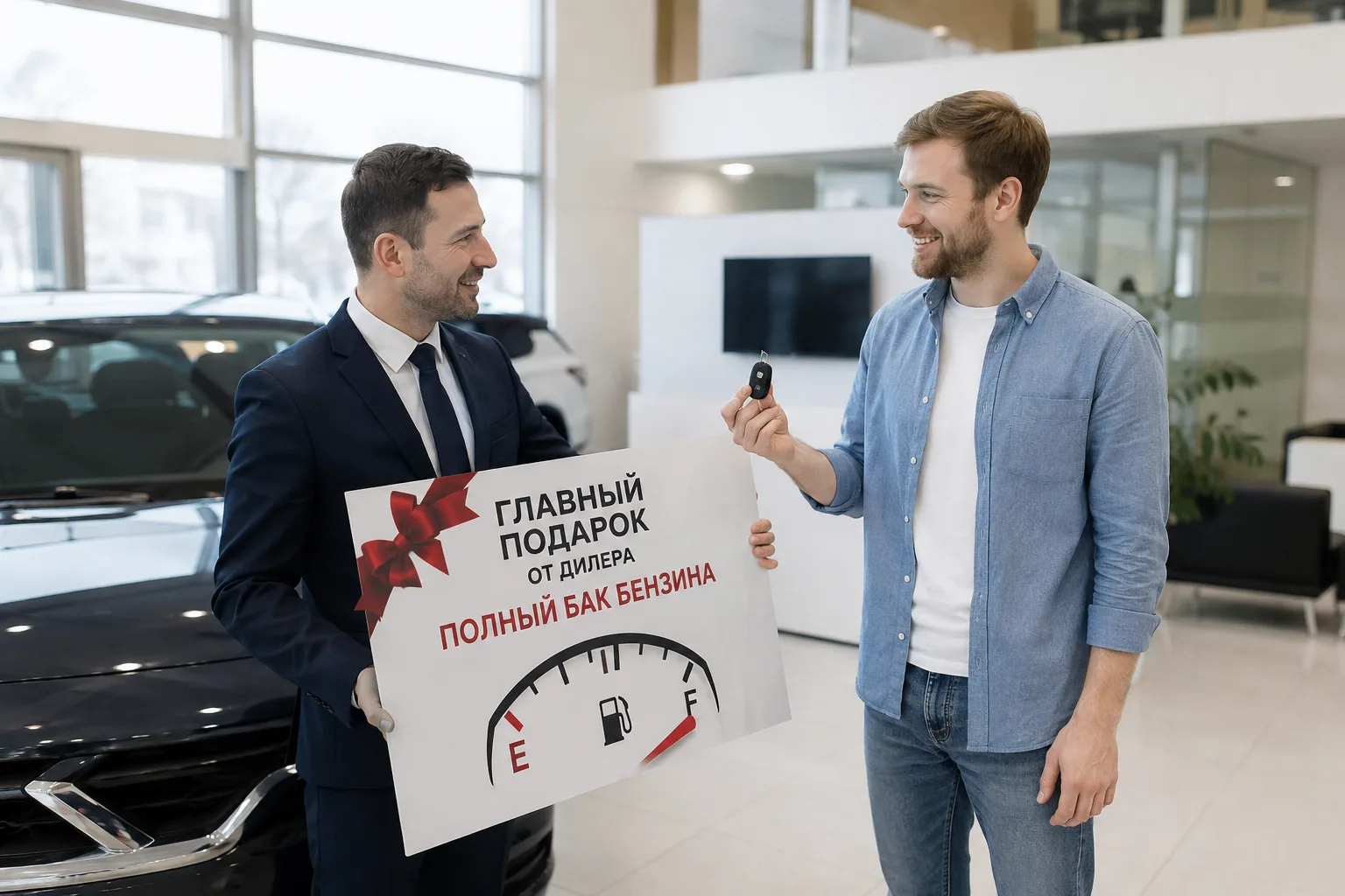 ⛽🔥 ПОЛНЫЙ БАК — НОВЫЙ ГЛАВНЫЙ ПОДАРОК В АВТОСАЛОНАХ
Российский авторынок окончательно сошёл с привы