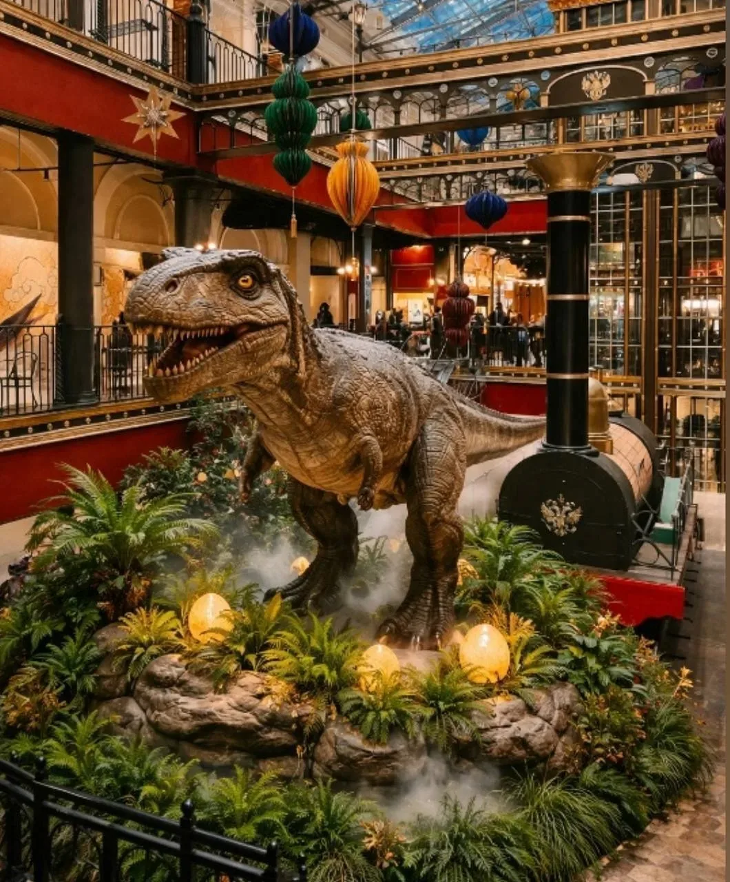 🦖 Бесплатный фестиваль динозавров пройдёт в Петербурге 25 и 26 апреля.  Пространство Vokzal 1853 ( р