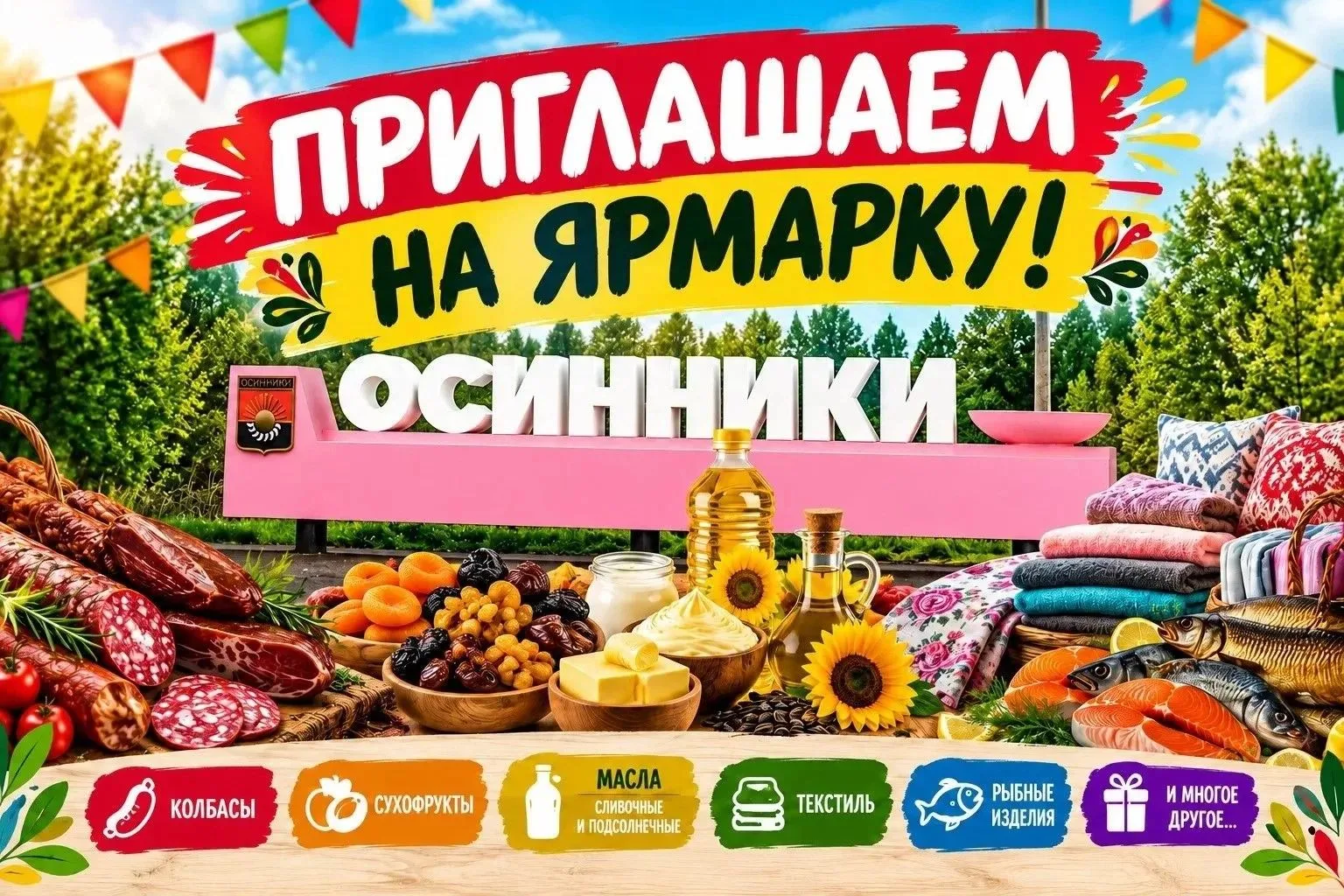 ⚡Традиционная продовольственная ярмарка.