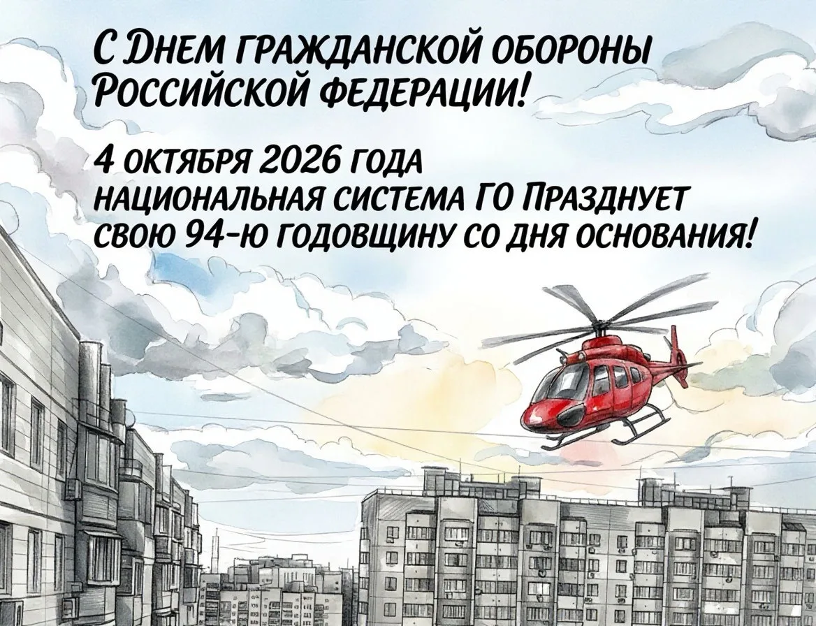 94 года на страже безопасности: с Днем гражданской обороны!