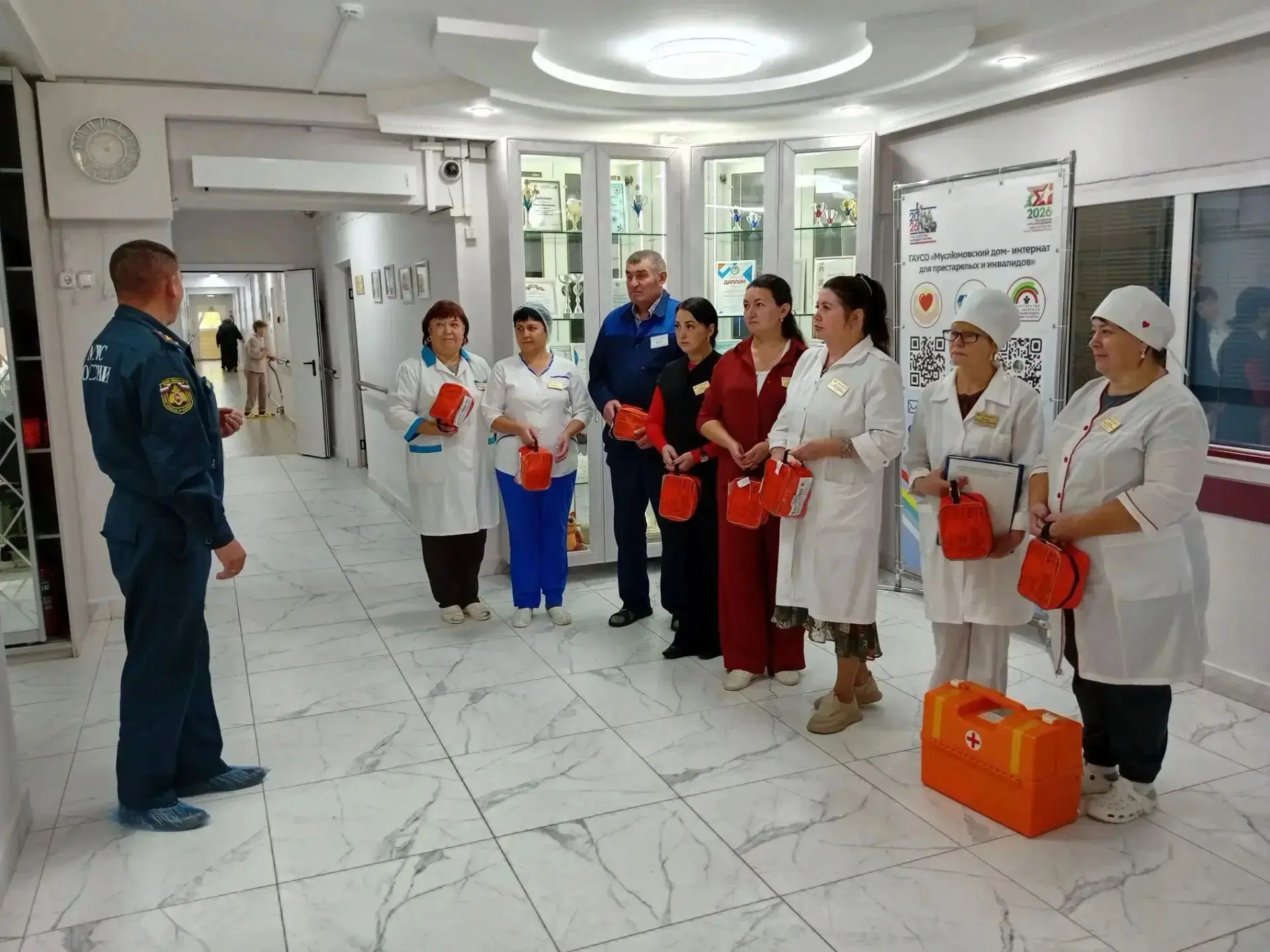 🚒Учения по пожарной безопасности.