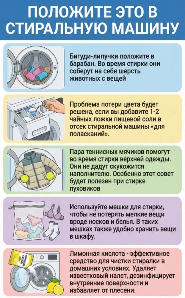 Положите это в стиральную машину 🧼🫧🧽