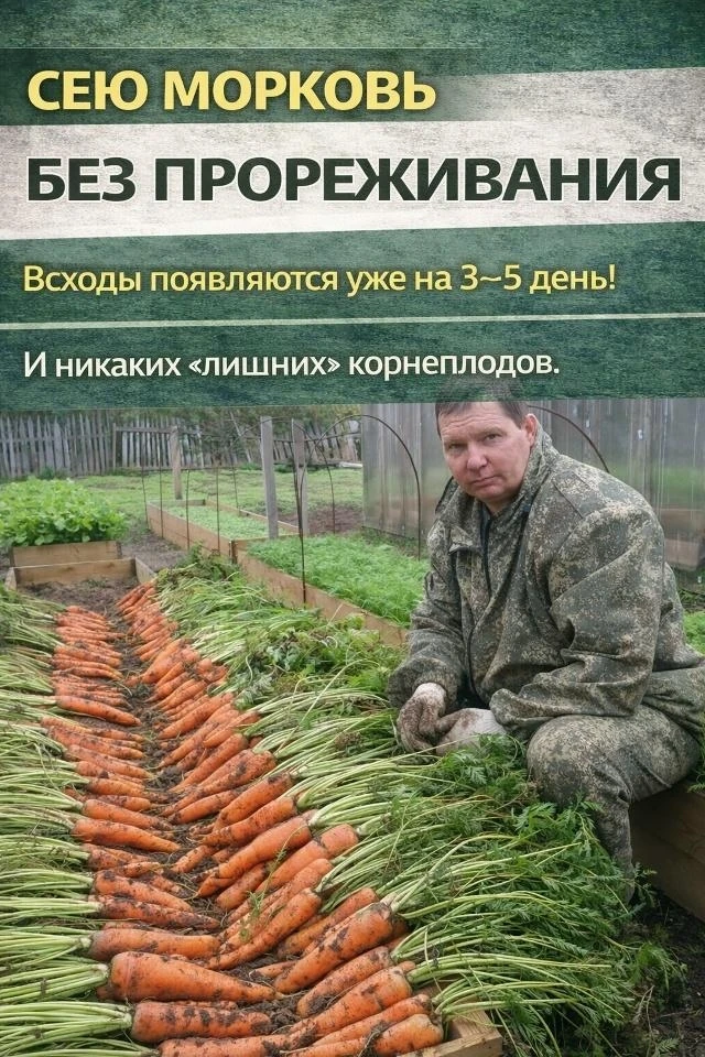 Я НЕ ВЕРИЛА, ЧТО МОЖНО БЕЗ ПРОРЕЖИВАНИЯ 😲
А оказалось — всё дело в подготовке семян!

Предварительн