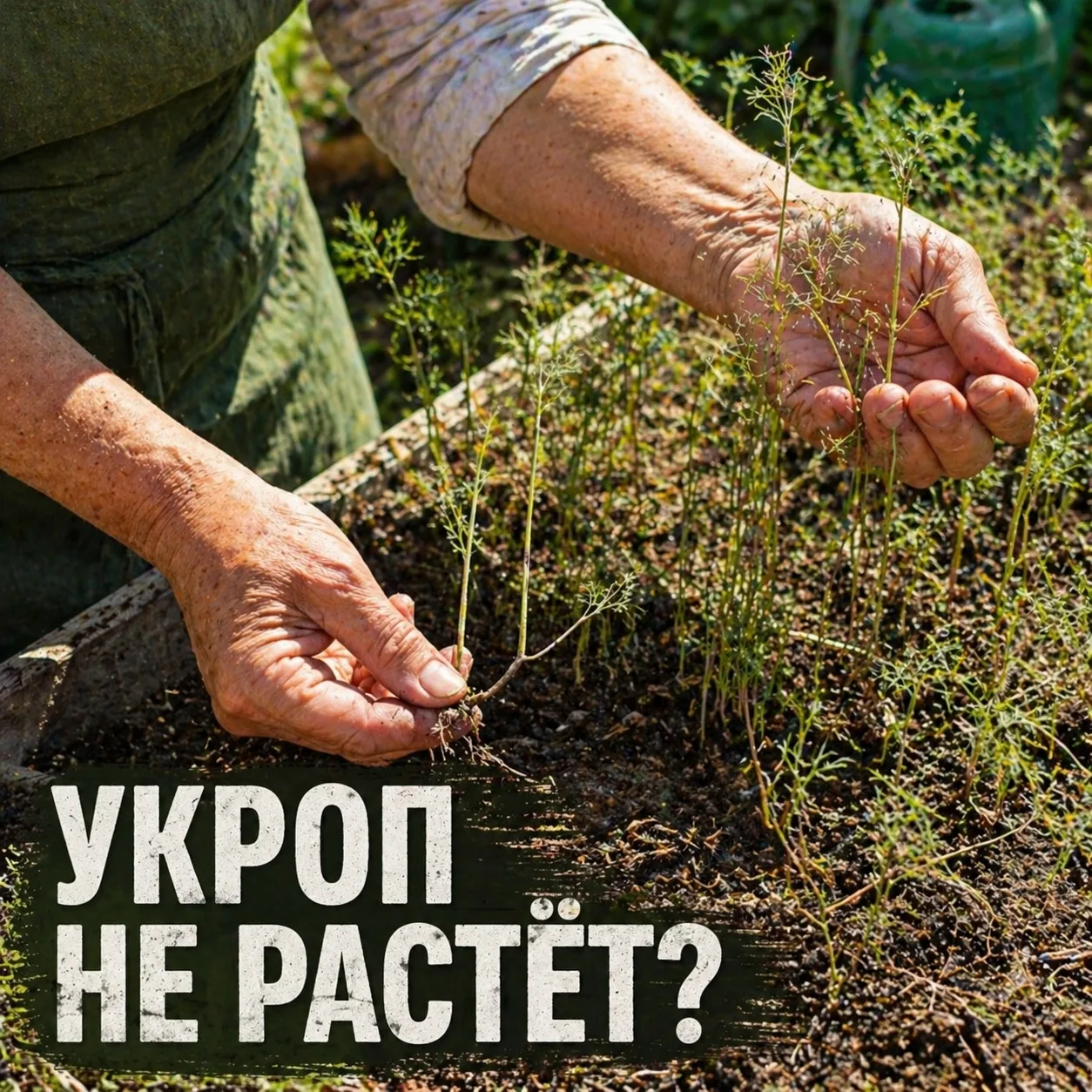 🌿 Посеяли укроп — а он не растёт? Ошибка, которую делают почти все 🌿⚠
