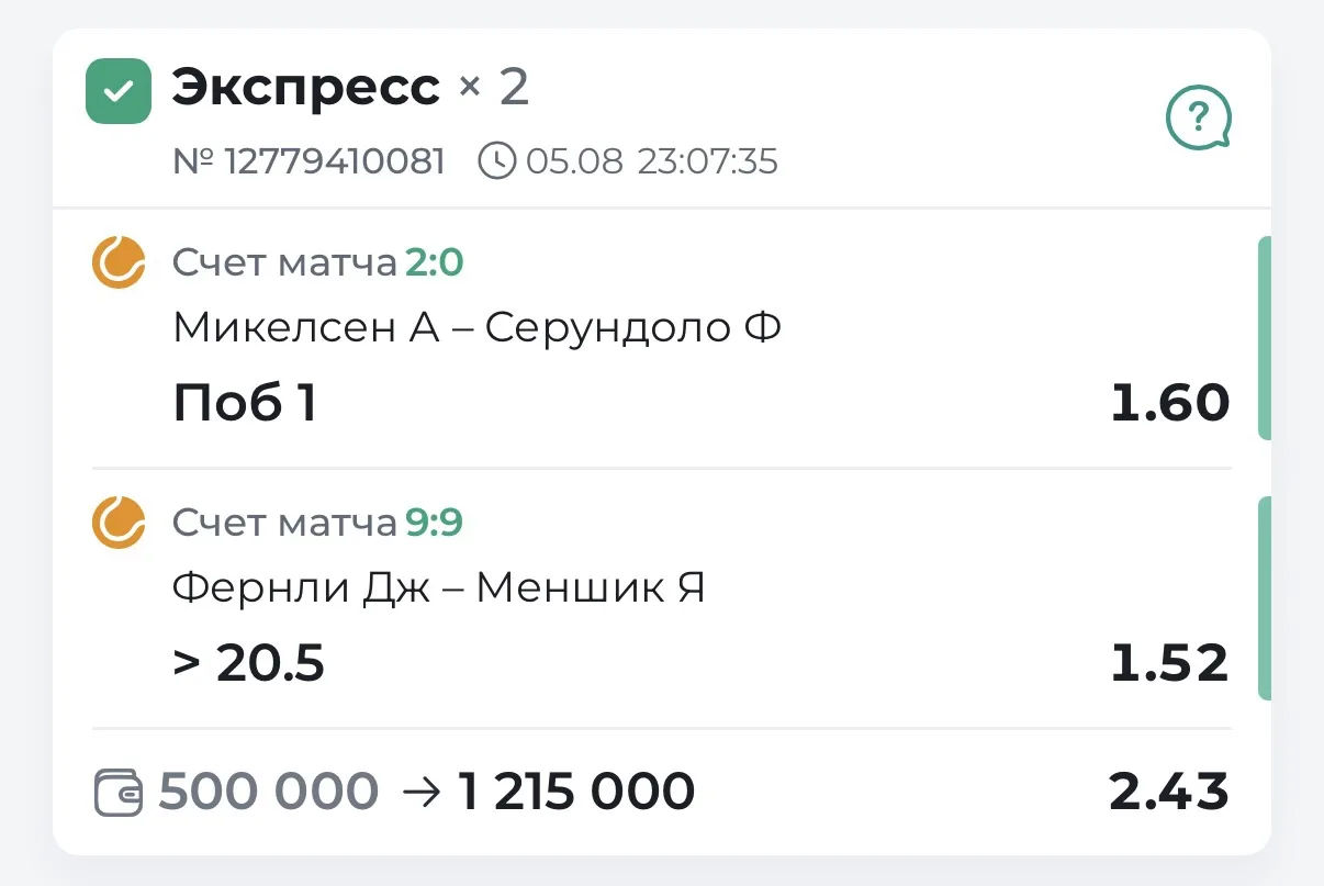 Всех после оплатников также с победой уверенно КЭФ 2.43✅

27➕ из 29 ставок по Монреаль, сильно? 💪

