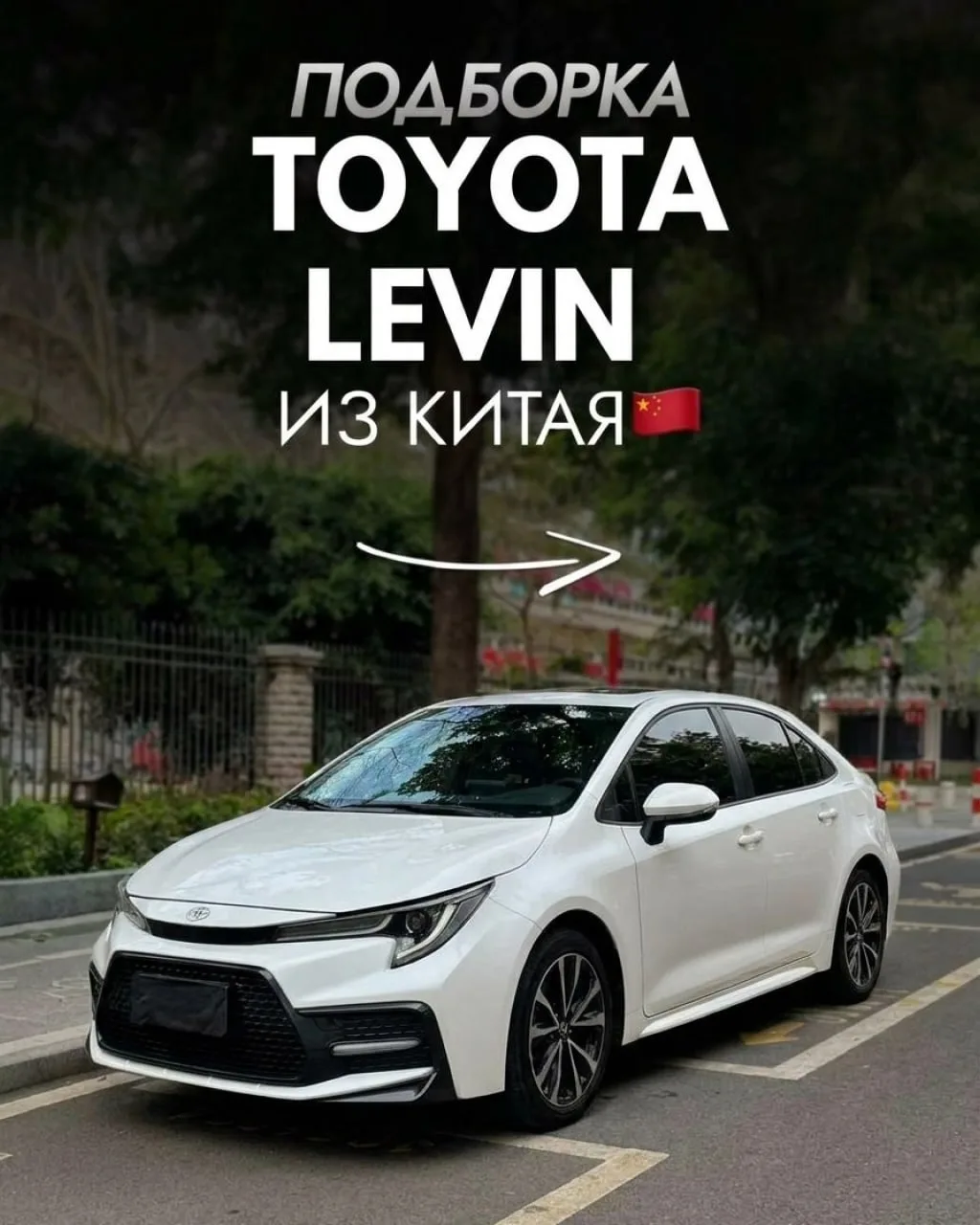 Toyota Levin из Китая 🇨🇳