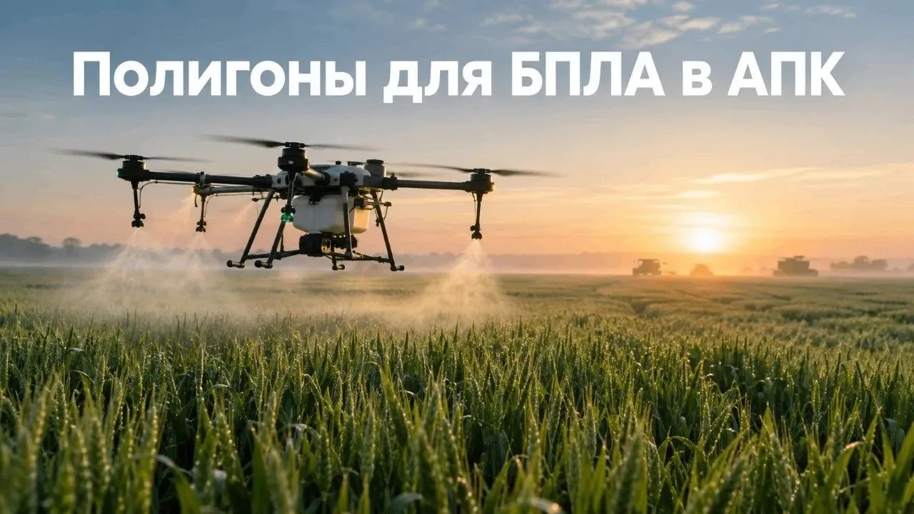 🚜 Минсельхоз РФ создаст сеть полигонов для беспилотных технологий в АПК