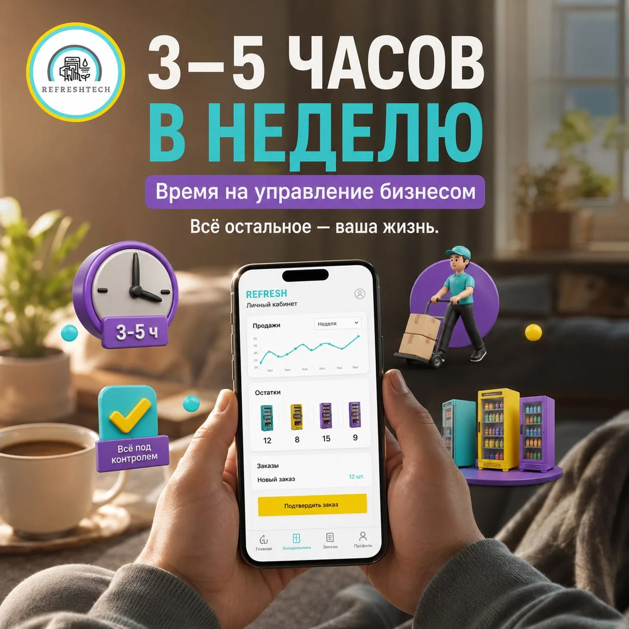 💼Бизнес не должен быть вторым рабочим днём. Как мы это устроили.