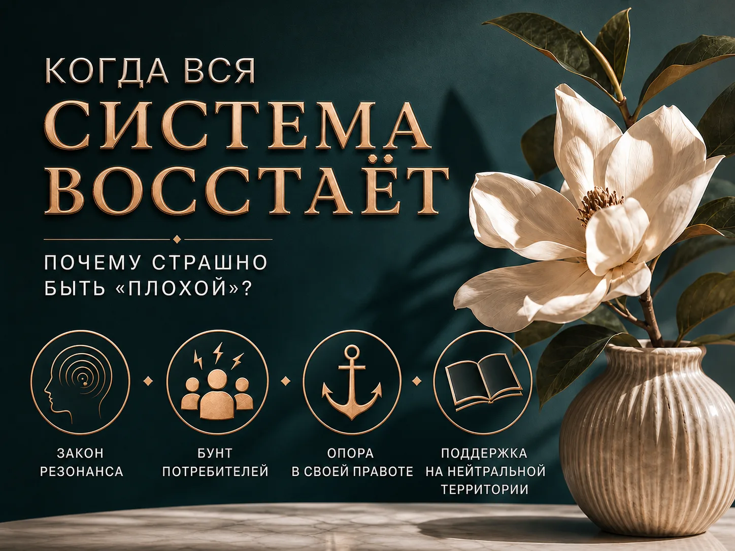 Бунт системы: Почему страшно быть «плохой»?