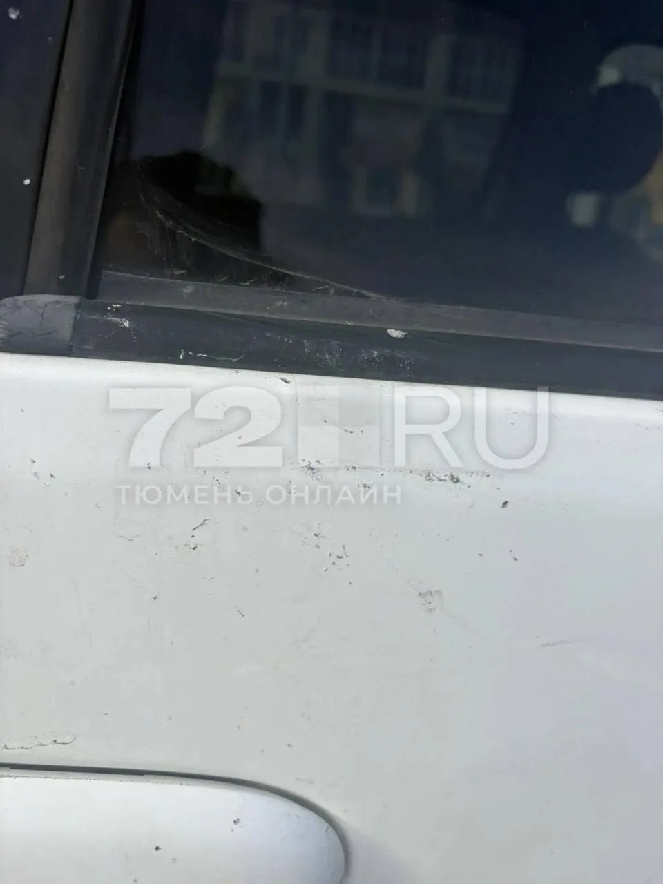 В Тюмени подростки залезли на крышу магазина и начали кидать камни в прохожих и машины.