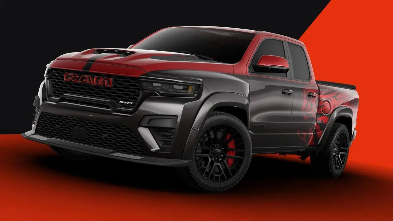Ram выставит на аукцион первый серийный 1500 Rumble Bee SRT — и он оказался мощнее 900 ...
