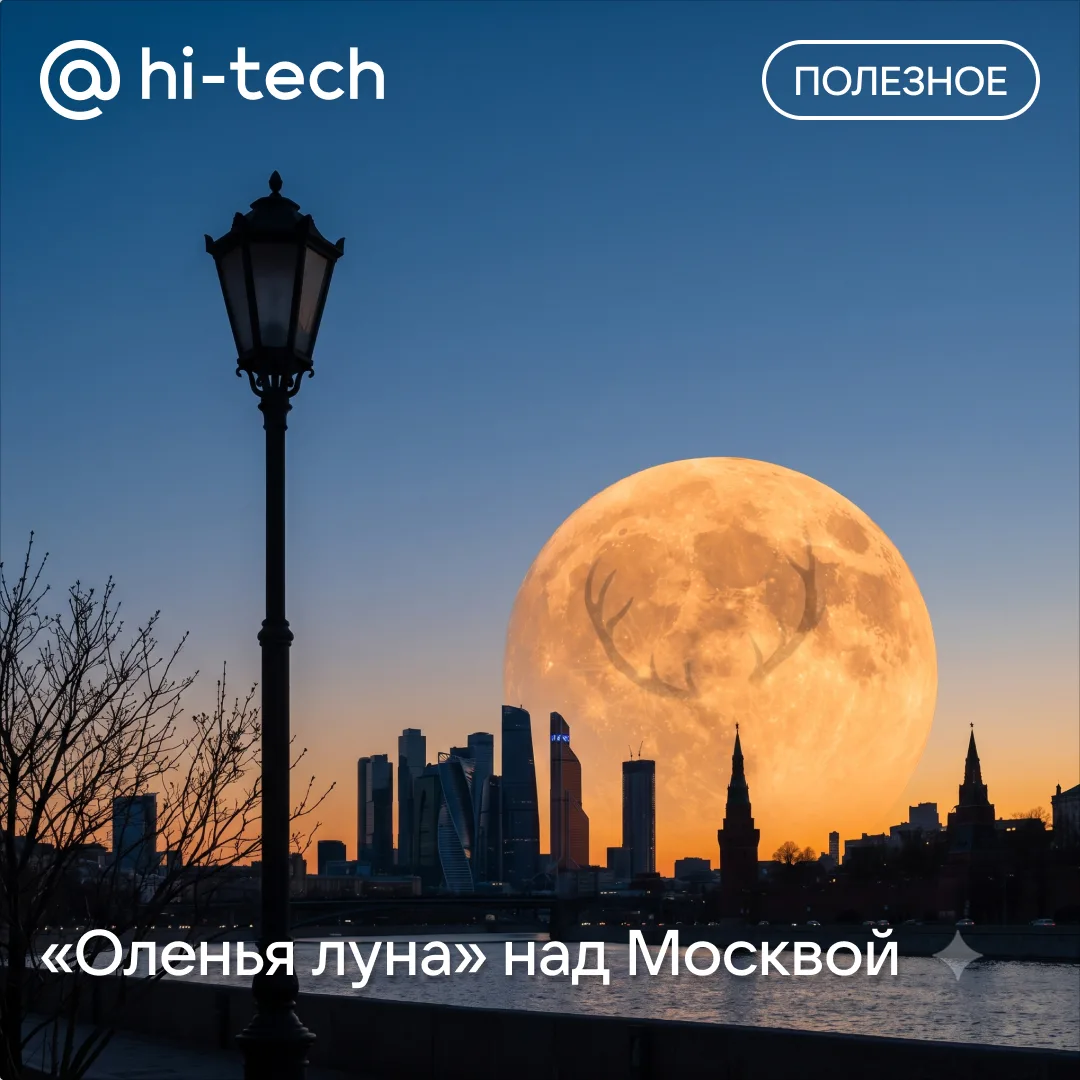 🦌🌕 «Оленья луна» над Москвой: не пропустите июльское полнолуние!

Уже 29 июля в небе над столицей 