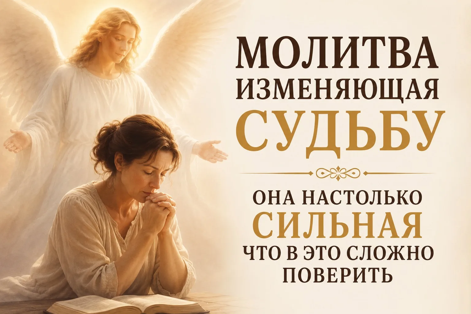 МОЛИТВА ИЗМЕНЯЮЩАЯ СУДЬБУ!