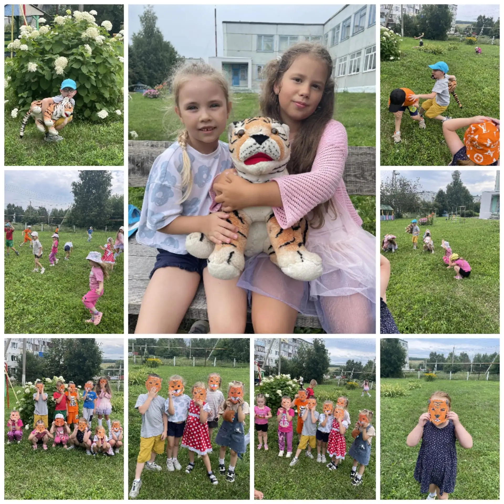 Полосатый, грозный тигр,
                                                                        Не 