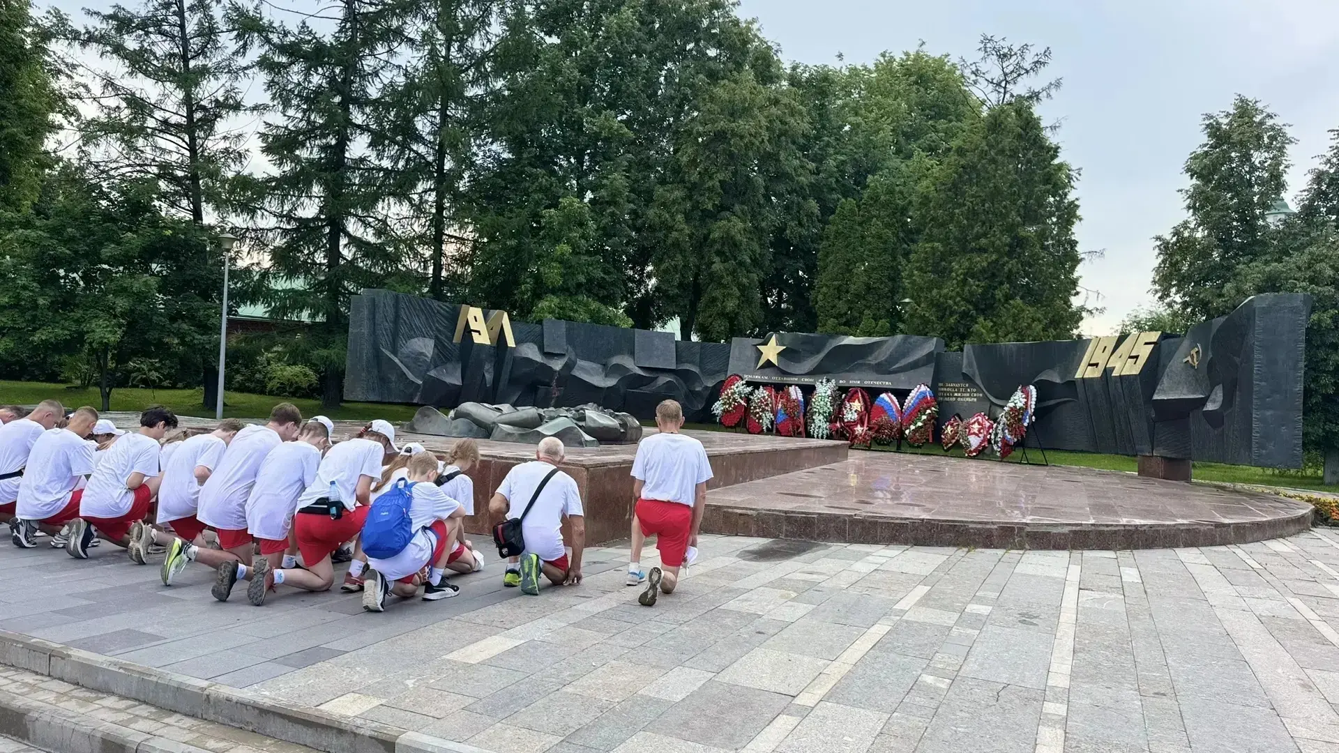 Сотрудники УМВД России по Сергиево-Посадскому городскому округу приняли участие в спортивно-патриоти