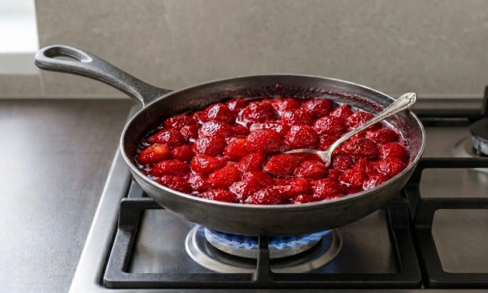 🍓 Как только начинается сезон клубники, обязательно готовлю такое варенье.