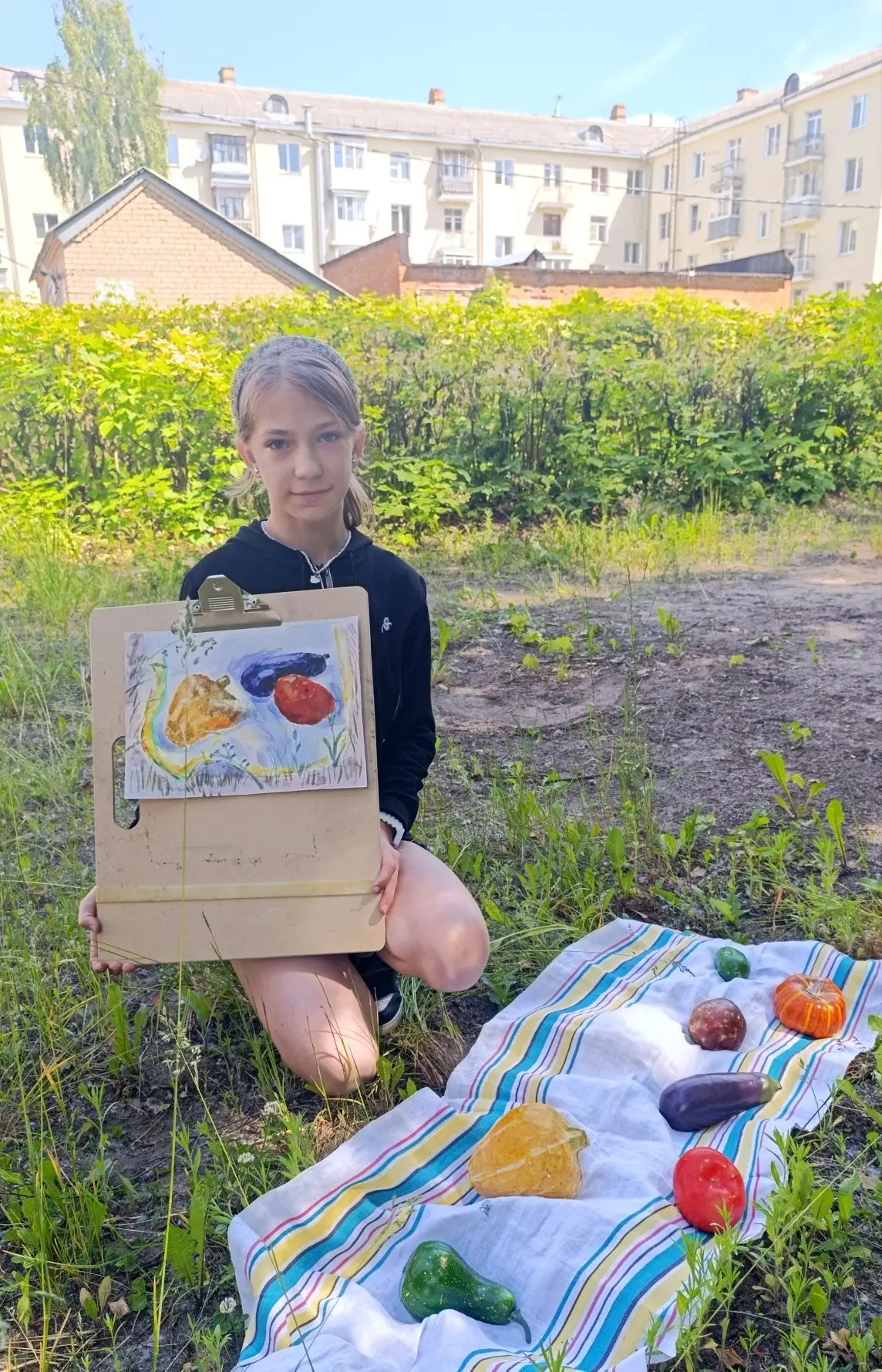 🎨 И ещё немного впечатлений от пленэрной практики...