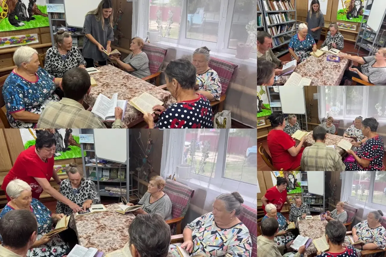 24.08.2026г. специалист ОССО Тягунова С.И.,  совместно с заведующим Красногорской библи...