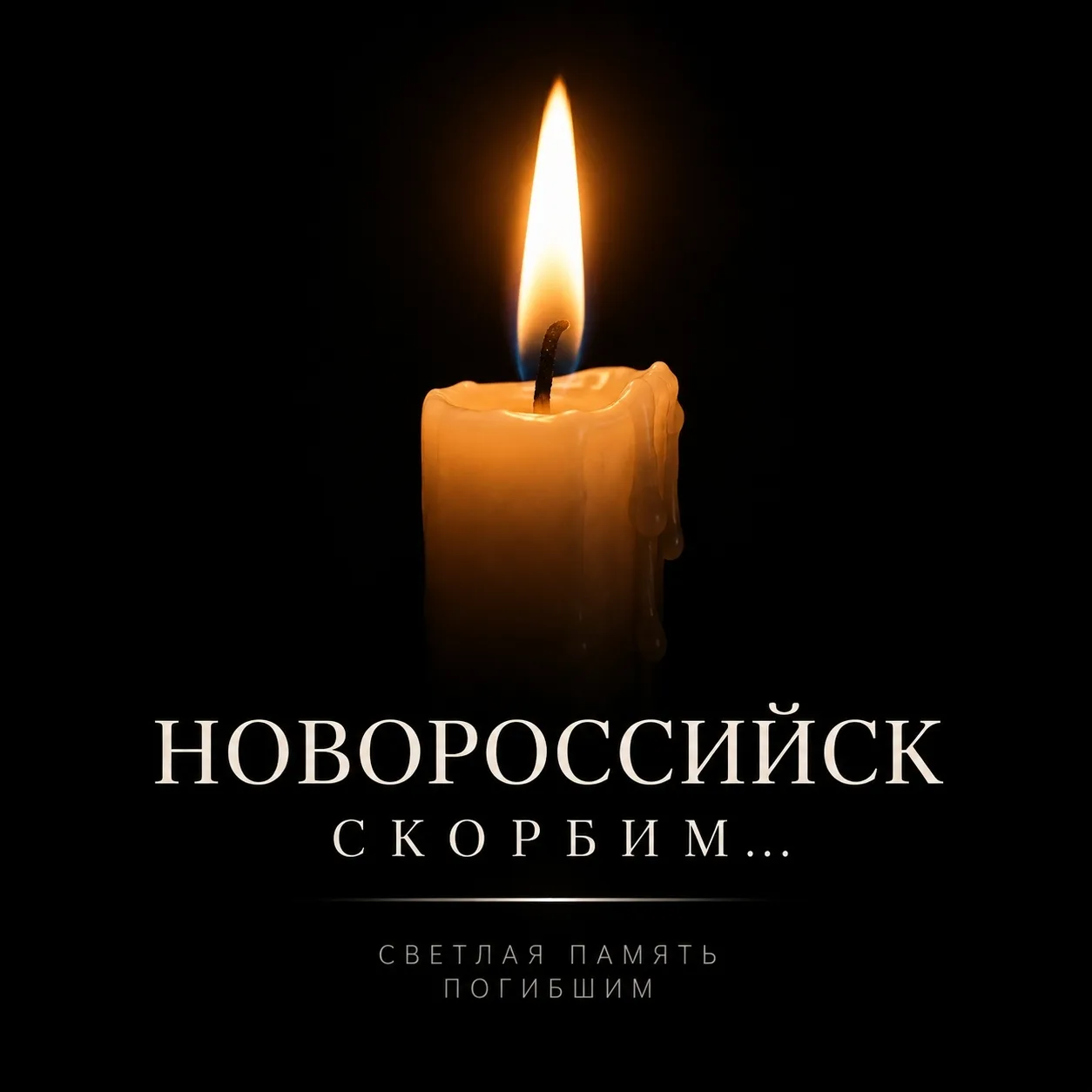 🕯 Сочи скорбит вместе с Новороссийском