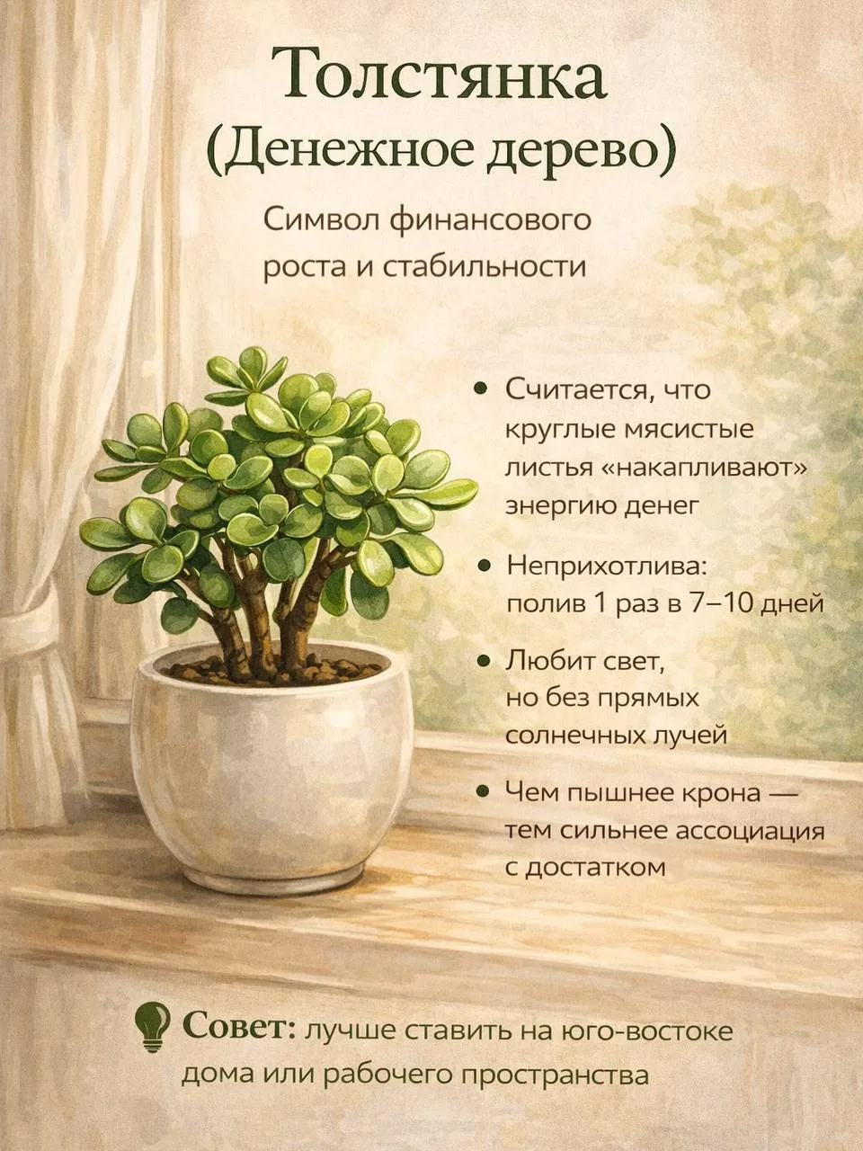 ⬆️ Растения, которые приносят удачу в дом