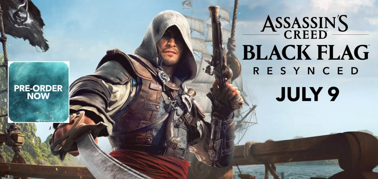 Assassin's Creed Black Flag Resynced выйдет 9 июля.