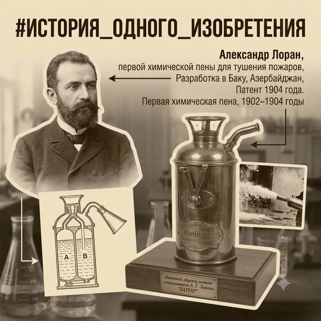 #ИСТОРИЯ_ОДНОГО_ИЗОБРЕТЕНИЯ

Как русский инженер придумал пену против огня 🔥

Александр Георгиевич 