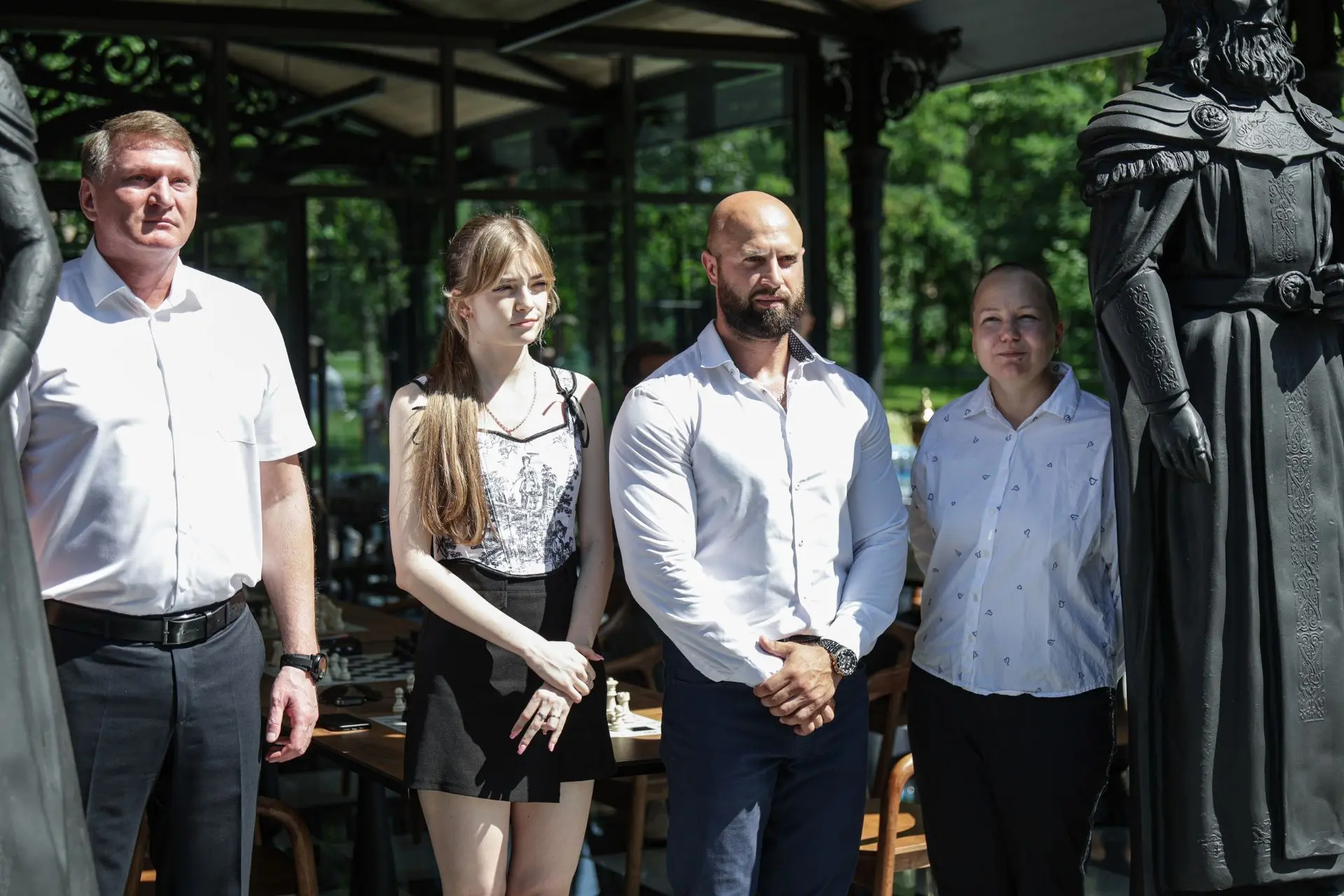 ♟ В День города Белгорода в центральном парке имени В.И. Ленина прошло торжественное от...