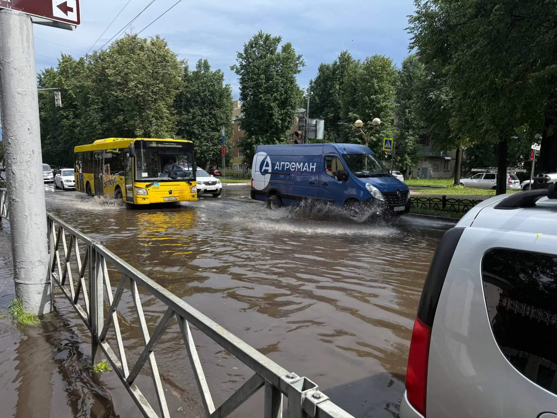 Последствия непогоды, от подписчиков:
