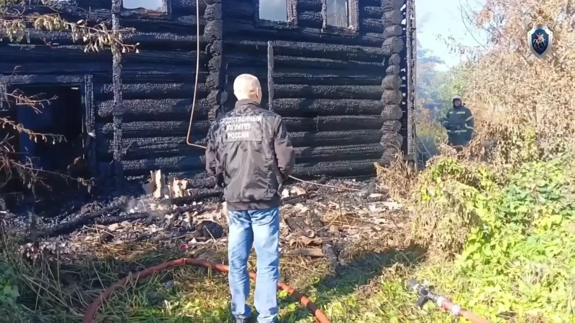 В Харовском округе на пожаре погиб мужчина.