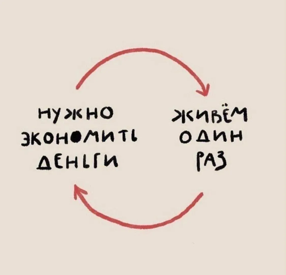 Коротко о круговороте мыслей в голове, после того как переступаешь порог ормага. 😏