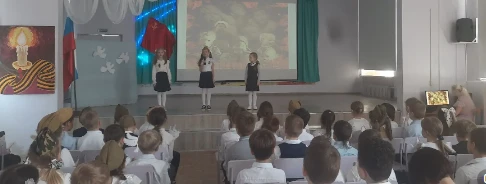 В 1-х классах прошёл праздник «У войны не детское лицо» 5 мая, в преддверии великого Дня Победы, наш