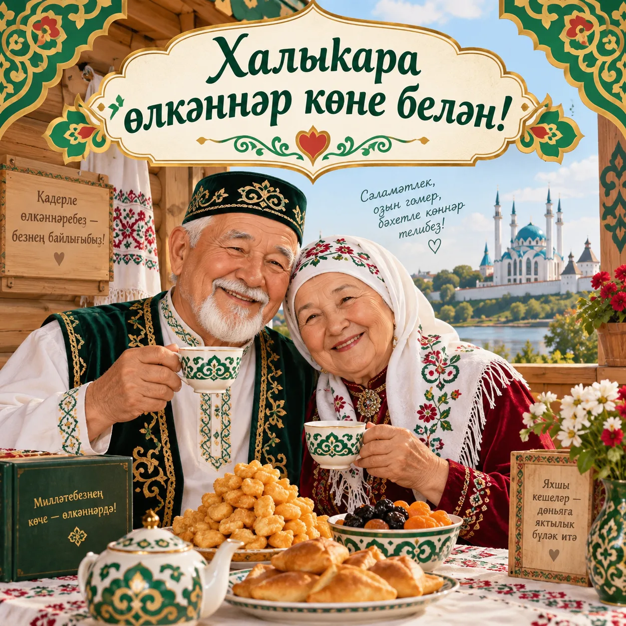 Хөрмәтле өлкәннәребез! Кадерле сугыш һәм хезмәт ветераннары! Үзләренең гомерләрен район...