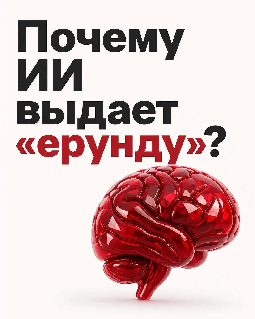 Почему ИИ выдает «ерунду»?

Вы пишете ИИ как поисковику, и в этом главная ошибка. Получаете сухой и 