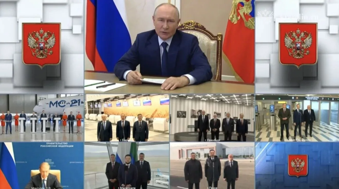 🛩 Оренбуржье представило Президенту РФ новый терминал оренбургского аэропорта