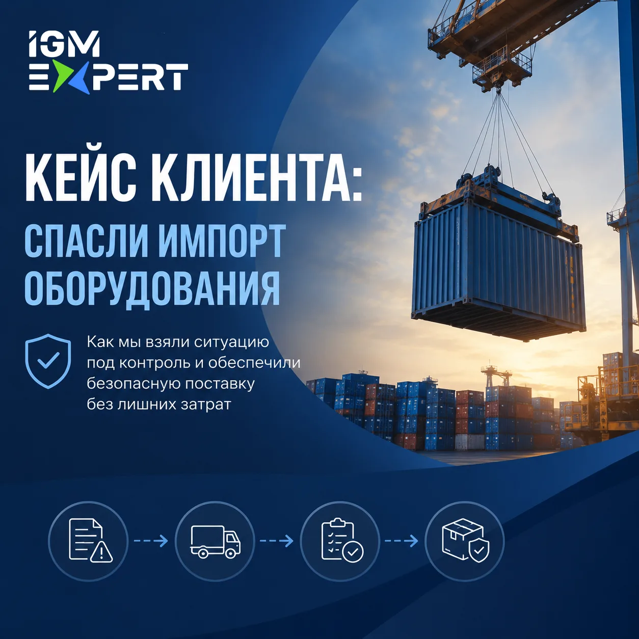 💙 Когда ВЭД идёт не по плану

Одна из компаний обратилась к нам уже после отправки оборудования из-