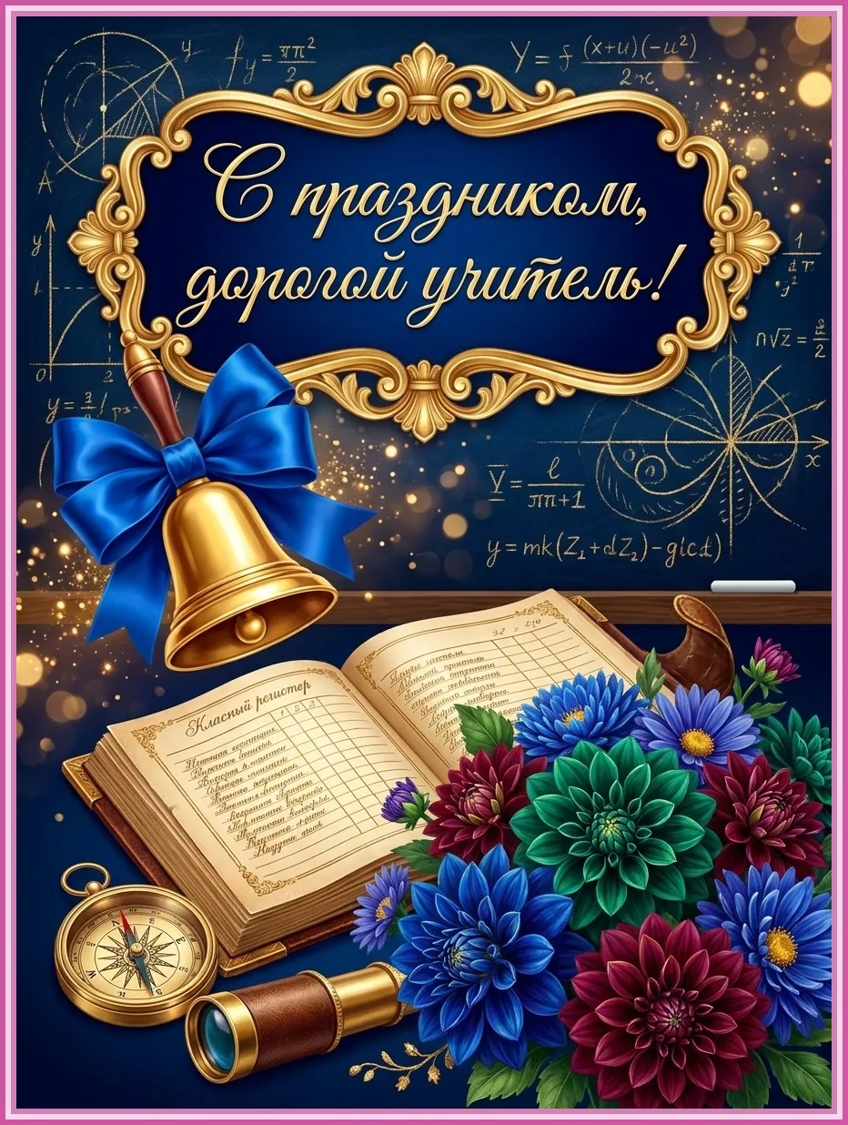 С Днем учителя! 🔔💐✨