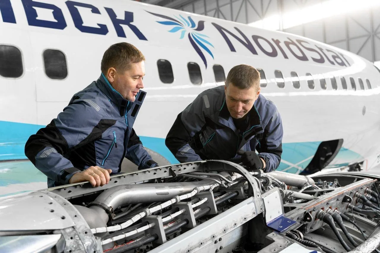🛫 Плановое обслуживание завершено  Ранее мы рассказывали, что самолет проходил C-check — одну из рег