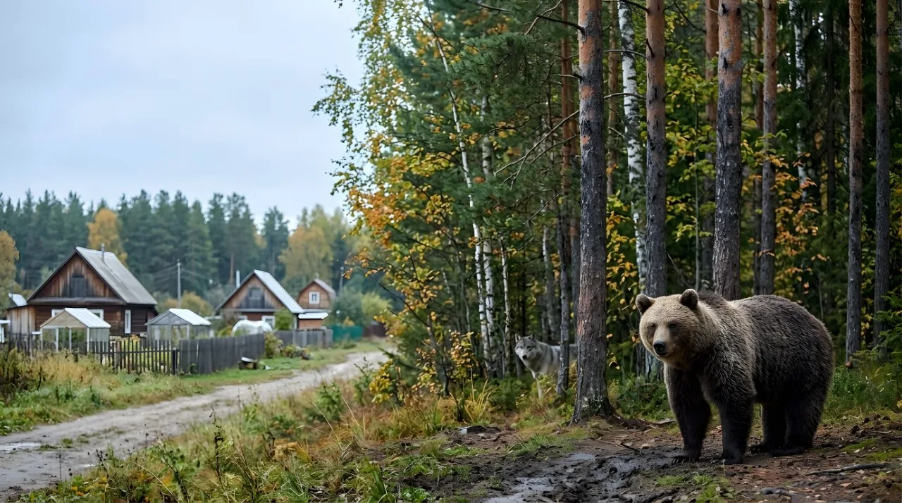 🐻 Медведи и волки все чаще выходят к людям в Тюменской области