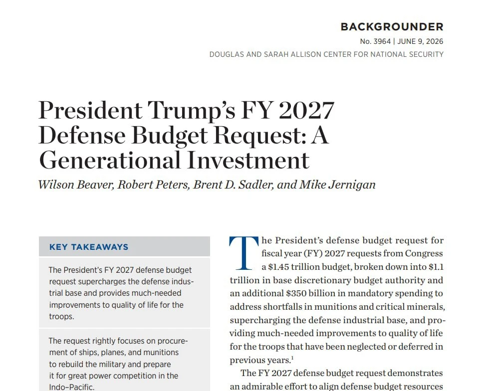 Золотой купол. Как триллионы прячут за цифрой 17 миллиардов

Heritage Foundation (признан нежелатель