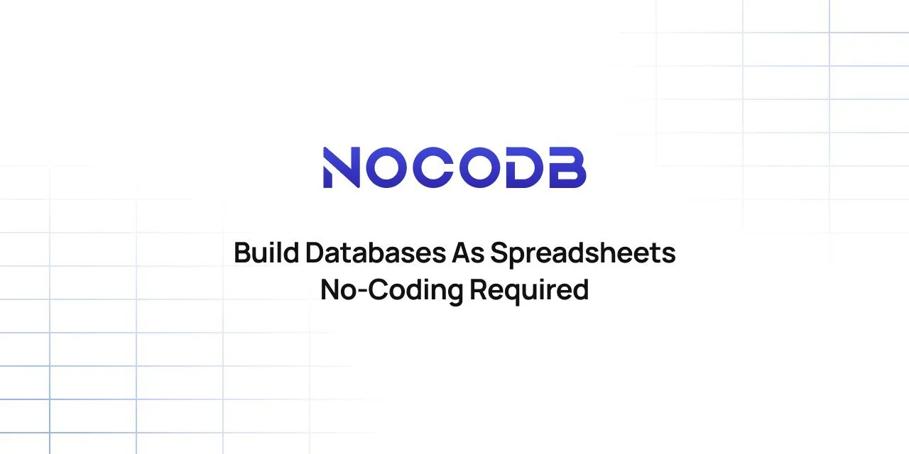 NocoDB — самый быстрый и простой способ создавать базы данных онлайн. Бесплатная и подд...