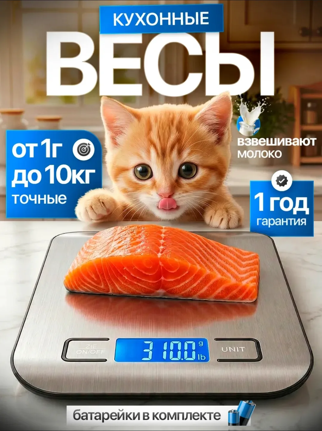 Весы кухонные электронные