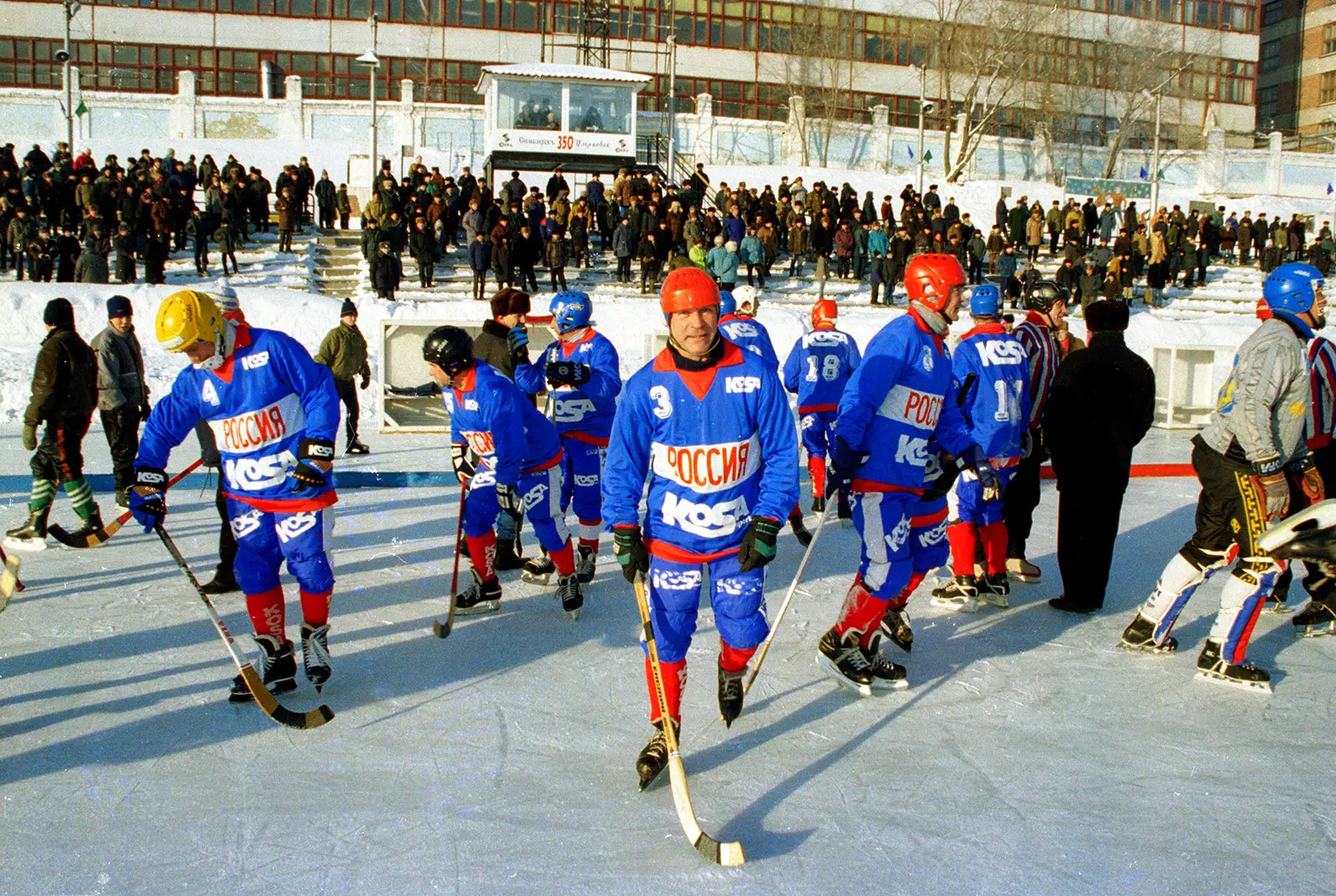 🏒 «Волга»-Ульяновск против сборной СССР, стадион «Труд», 1998 год