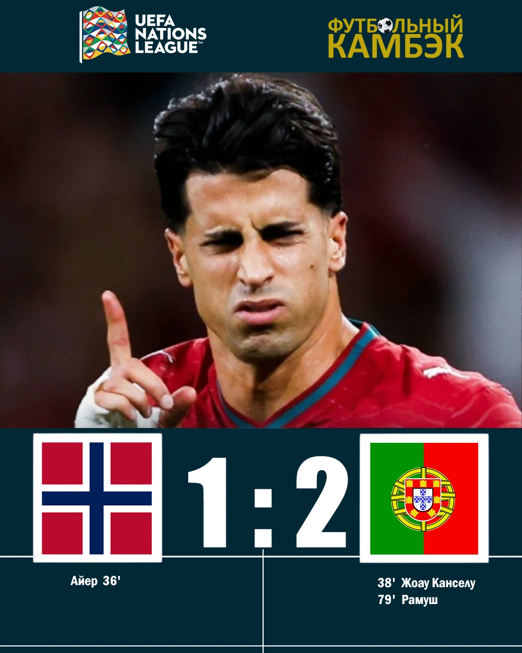 Рамуш в последних трёх матчах: ⚽️⚽️⚽️ + 🅰️. Наконец-то прайм в сборной